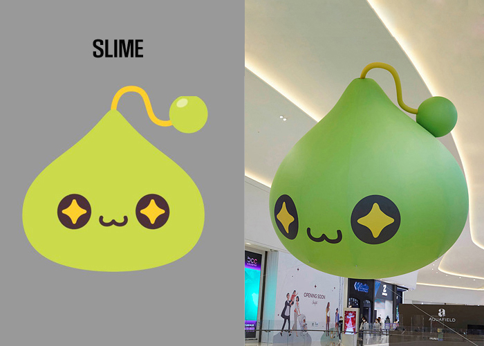 제 1회 벌룬 페스티벌 케릭터 모음전 (넥슨편  5종류  SLIME )